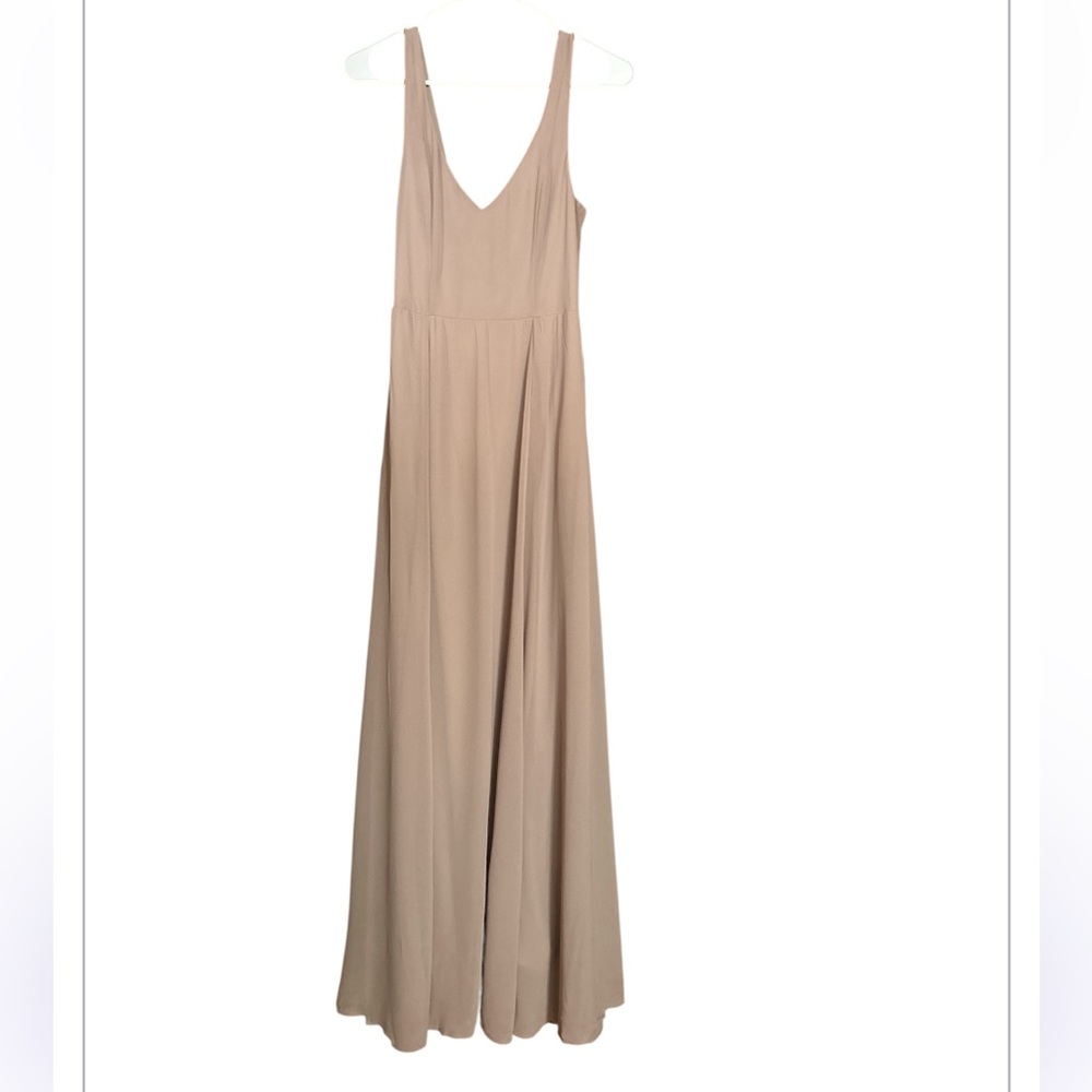 Show Me Your MuMu Tan Sleeveless V-Neck Maxi "Jenn" Size:M and Size:L NWT